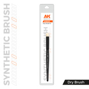 AKB023 AK Interactive Синтетическая кисть для сухих техник - S / AK SYNTHETIC DRY BRUSH – S