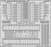 72670 Eduard 1/72 Фототравление для модели Blenheim Mk. IV landing flaps