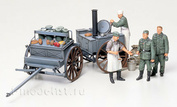 35247 Tamiya 1/35 German Field Kitchen Немецкая полевая кухня с двумя поварами и двумя солдатами