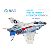 QD48175 Quinta Studio 1/48 3D Декаль интерьера кабины F-4B (для модели Tamiya)