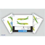 170-001 Ascensio 1/144 Decal for Embraer 170 (S7 Airlines new colors 2017)