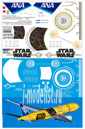 777200-04 PasDecals 1/144 Декаль на ANA С3PO All Nippon Airways STAR WARS