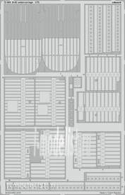72683 photo etched parts Eduard 1/72 B-52 chassis