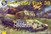 7213 Military Wheels 1/72 Танк Т-34 с Flak-38
