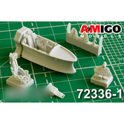 AMG72336-1 Amigo Models 1/72 Кабина самолета MiGG-17 с катапультным креслом КК-2