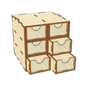 Mini-0010-37 WinModels Mini organizer module for 6 boxes