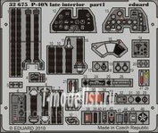 32675 1/32 Eduard Color photo-etched for the P-40N late interior S. A.