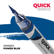 AKMQ012 AK Interactive Маркер QUICK MARKER - Мощный синий / Power Blue