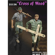 B6-35136 Bravo-6 1/35 Cross of Wood / Крест из дерева