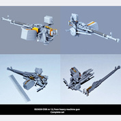 B35059 Miniarm 1/35 Dshka-M 12.7 mm, heavy machine gun with machine tool, plus photo etching