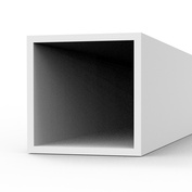 AK6549 AK Interactive Квадратная полая труба 5.00 x 350 мм – стирол - (3 штуки)	