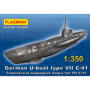 235003 Flagman 1/350 German submarine type VII C/41