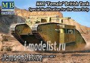 72004 MasterBox 1/72 Британский танк MK I 