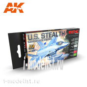 MC815 AK Interactive U. S. STEALTH CAMOUFLAGES COLORS (camouflage USA)