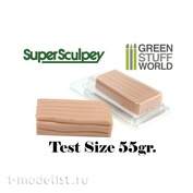 9010 Green Stuff World Полимерная глина цвет бежевый 55 г / Super Sculpey Beige 55 gr.