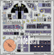 49949 Eduard photo etched parts for 1/48 F-15C MSIP II interior