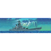 05706 Я-моделист клей жидкий плюс подарок Трубач 1/700 Battleship- BB-64 Wisconsin 1991