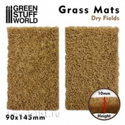 10340 Green Stuff World Коврик имитирующий траву - Сухое поле 10 мм 2 шт / Grass Mat Cutouts - Dry Fields