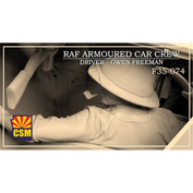 F35-074 Copper State Models 1/35 Экипаж бронированного автомобиля королевских ВВС - Водитель Оуэн Фримен