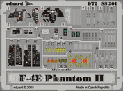 SS201 Eduard 1/72 Color photo etched parts for F-4E
