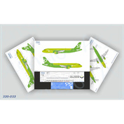 320-033 Ascensio 1/144 Decal for A320 (S7 Airlines new colors 2017)