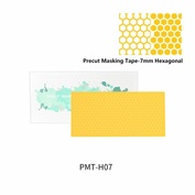 PMT-H07 DSPIAE Pre-cut Self-adhesive Paint Mask, 3mm Hexagon