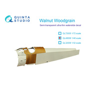 QL48006 Quinta Studio 1/48 Imitation walnut wood (for any models)