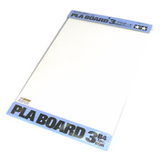 70147 Tamiya Пластик белый, толщина 3,0мм, размер В4 (364х257 мм), 1 лист
