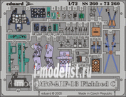 Ss260 Eduard 1/72 Цветное фототравление для MiGG-21F-13 Fishbed C