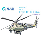 QD72112 Quinta Studio 1/72 3D Декаль интерьера кабины М-35М (Zvezda)