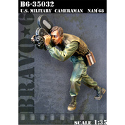 B6-35032 Bravo-6 1/35 U.S. Military Cameraman, Nam'68 / U.S. Military Operator, Vietnam'68