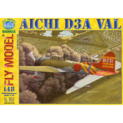 FL148 FLY Model 1/33 Палубный пикирующий бомбардировщик Aichi D3A Val