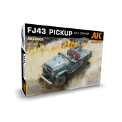 AK35002 AK Interactive 1/35 Внедорожник FJ43 PICKUP with DShKM