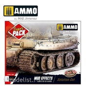 AMIG7807 Ammo Mig SUPER PACK MUD EFFECTS