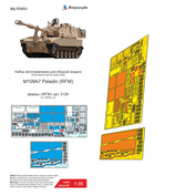 035654 Микродизайн 1/35 Набор базового фототравления на M109A7 Paladin (RFM)
