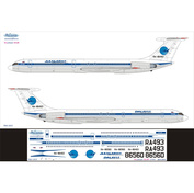 I62-003 1/144 Scales Ascensio Decal plane Ilyshin Il-62M (Depavia)