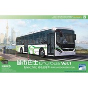 72A03 Sabre Models 1/72 Электрический городской автобус Shenwo SWB6128EV56