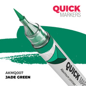 AKMQ007 AK Interactive Маркер QUICK MARKER - Notфритово-зелёный / Jade Green