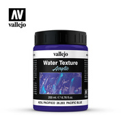 26203 Vallejo Жидкость для имитации воды, тихоокеанский голубой, 200 мл