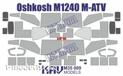 M35 089 KAV Models 1/35 paint mask for glazing M1240 M-ATV 