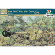 6096 Italeri 1/72 Gun Pak 40 Antitank Gun