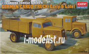 1/72 Academy 13404 German Cargo Truck (early and late)