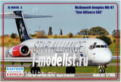 144110-3 Восточный экспресс 1/144 Авиалайнер MD-87 Star Alliance SAS