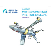 QD35137 Quinta Studio 1/35 3D Декаль интерьера для FW Triebflugel (Miniart)