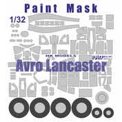M32 007 KAV models 1/32 Paint mask for Avro Lancaster (HK Models)