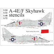 UR32176 UpRise 1/32 Декали для A-4E/F Skyhawk, тех. надписи