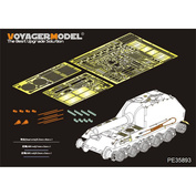 PE35893 Voyager Model 1/35 Photo Etching for German 305mm Heavy Self-propelled mortar BAR WWII