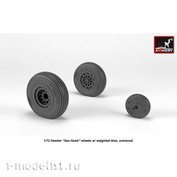 AW72417 Armory 1/72 Wheels under load for Hawker 