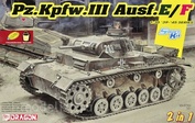 6944 Dragon 1/35 Танк Pz.Kpfw.III Ausf.E/F (Smart kit) (2 in 1)
