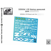 D35004 SG Modeling 1/35 Decal Kit for